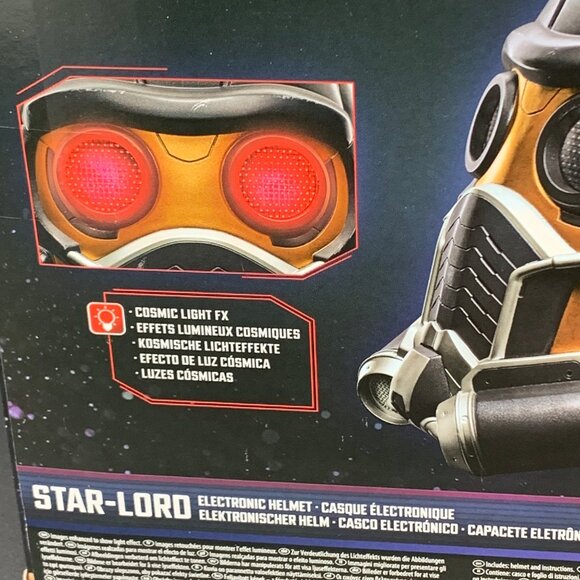 Marvel Legends Star-Lord Electronic Helmet With Light & Sound Effects Adjustable - Picture 5 of 7
